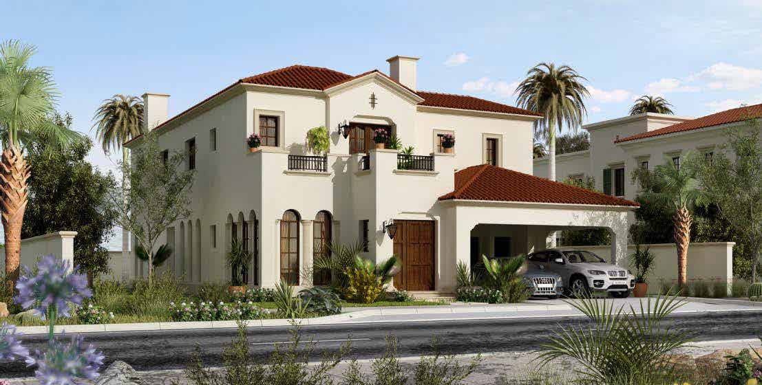 تصور معماري لفيلا سكنية من ملف المجموعة الهندسية